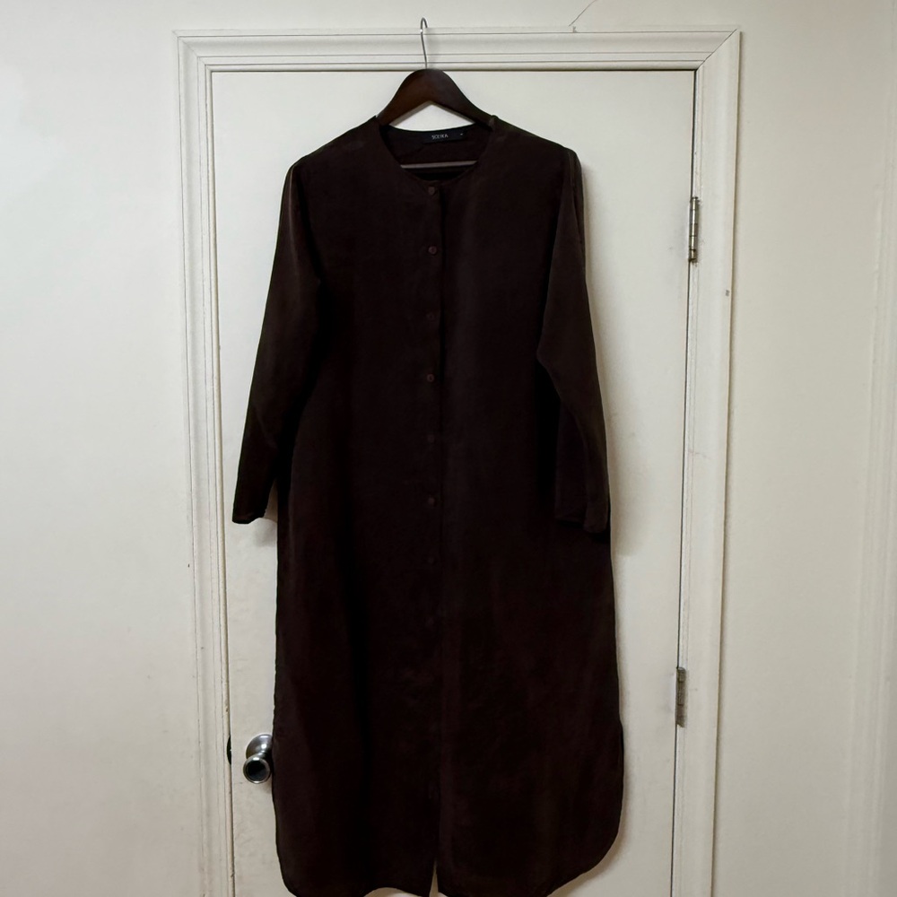 SOLIKA Solene shirtdress chocolate limited edition